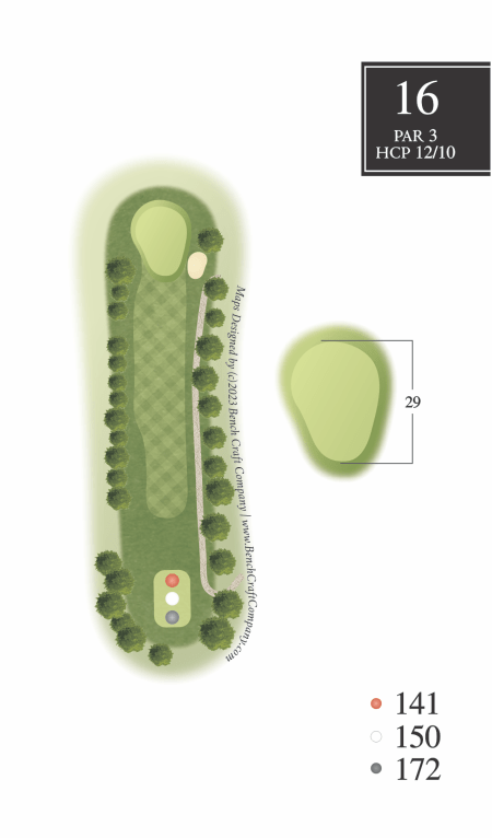 overview of hole 16