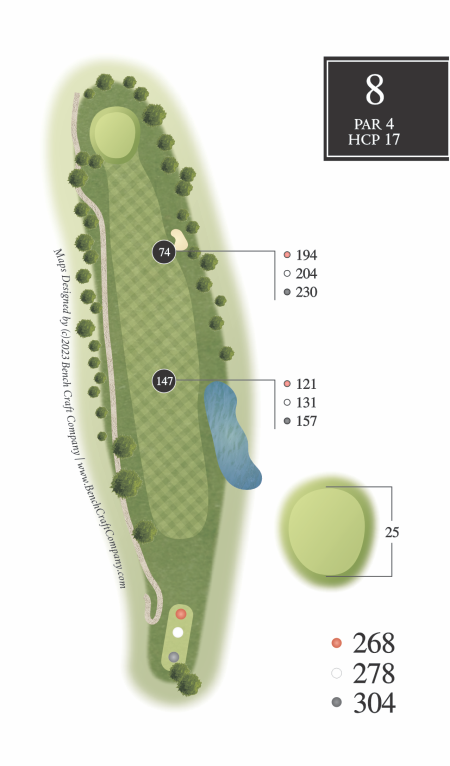 overview of hole 8